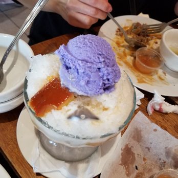 Isla Restaurant - Dessert. The ube ice cream was SO good - Filipino Near Me - Newark, California