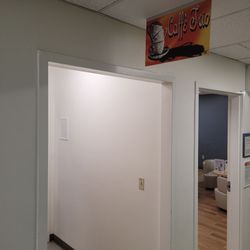 Front entrance across from the lab
