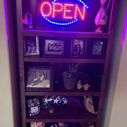 A nice Open sign I bought here for under $60. No home should be without one of these.