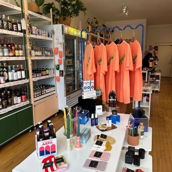 Marigold - a display of products in a store - Cosmetics & Beauty Supply Near Me - Minneapolis, Minnesota