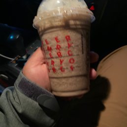 Peppermint mocha Frappuccino
