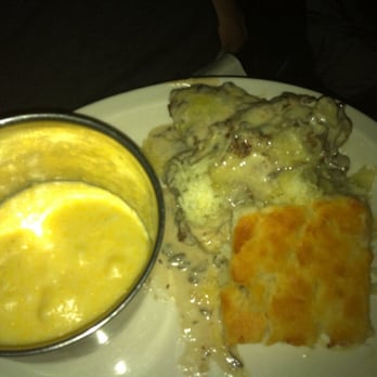 Jacob's Pickles - Mushroom gravy fried chicken biscuit - Comfort Food Near Me - New York, New York