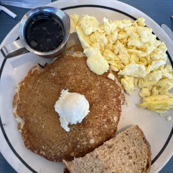 Corner Bakery Cafe - Short stack with eggs. - Breakfast & Brunch Near Me - Henderson, Nevada