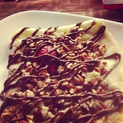 Gallet - Crepita de fresa con nutella. Deliciosa