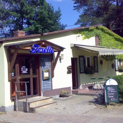 Gaststätte Forelle - Forelle - Eingang und Biergarten