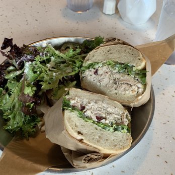 The Bread & Board - Tarragon Chicken Salad with a side salad - Sandwiches Near Me - Jacksonville, Florida The Bread & Board - Tarragon Chicken Salad with a side salad - Sandwiches Near Me - Jacksonville, Florida