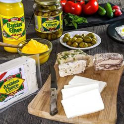 Lebanon Deli & Grocery - Olives, cheese , halva chocolate and pistachios, ghee