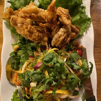 Ayada Thai - Y14. Seafood Mango Salad - Thai Near Me - Elmhurst, New York Ayada Thai - Y14. Seafood Mango Salad - Thai Near Me - Elmhurst, New York