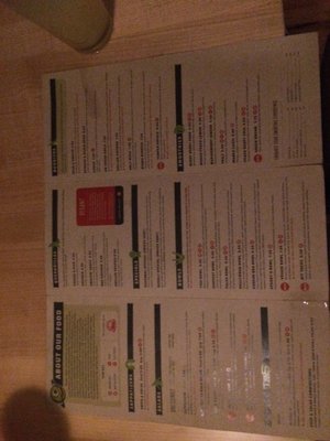 Menu photo 8 Laughing Planet Reno, NV Menu photo 8 Laughing Planet Reno, NV