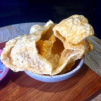 Indo - Close up of the Tom Yum Pork Skins. So flavorful and crispy! Definitely recommend! - Pan Asian Near Me - St. Louis, Missouri