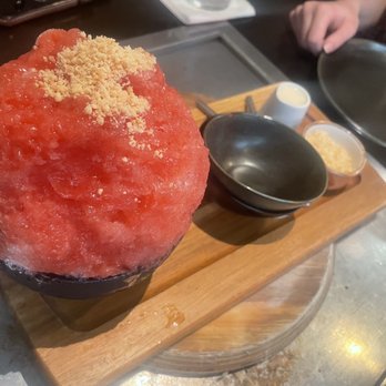 Gaijin - Seasonal Kakigori (strawberry syrup + goat cheese ice cream) - Japanese Near Me - Chicago, Illinois