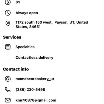Mama Bear’s Bakery - Bakeries Near Me - Payson, Utah Mama Bear’s Bakery - Bakeries Near Me - Payson, Utah