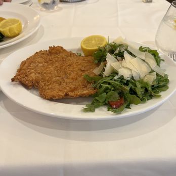 Fair Lawn Fine Dining - Chicken Milanese with arugula salad - Steakhouses Near Me - Fair Lawn, New Jersey Fair Lawn Fine Dining - Chicken Milanese with arugula salad - Steakhouses Near Me - Fair Lawn, New Jersey