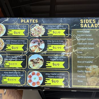 Shawarma Alley - Menu - Poutineries Near Me - Milton, Ontario