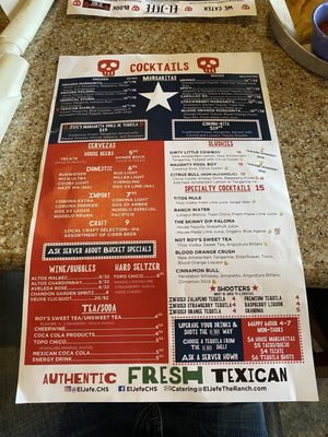 Menu photo 7 El Jefe Texican Cantina Charleston, SC Menu photo 7 El Jefe Texican Cantina Charleston, SC