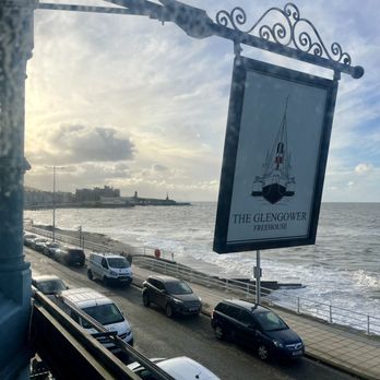 Glen Gower - Stunning view of the promenade and pier from our 2nd story room. - Hotels Near Me - Aberystwyth, CGN Glen Gower - Stunning view of the promenade and pier from our 2nd story room. - Hotels Near Me - Aberystwyth, CGN