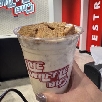 The Waffle Bus - Milk & Cereal Ice Cream (Cinnamon Toast Crunch) - Waffles Near Me - Derby, Kansas The Waffle Bus - Milk & Cereal Ice Cream (Cinnamon Toast Crunch) - Waffles Near Me - Derby, Kansas