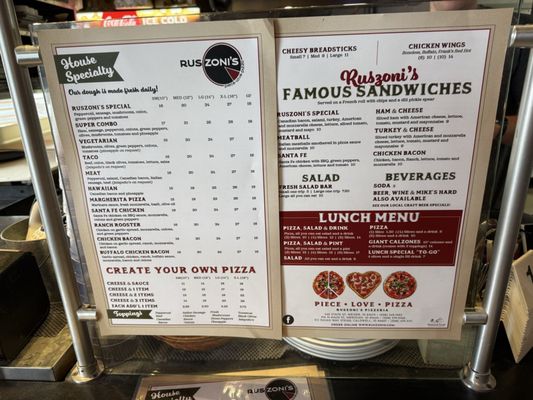 Menu photo 1 Ruszoni's Pizza Meridian Meridian, ID Menu photo 1 Ruszoni's Pizza Meridian Meridian, ID