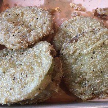 Farmboys Smokin BBQ - Fried Green Tomatoes appetizer, at Farmboys Smokin' BBQ in Danbury, CT. - Barbeque Near Me - Danbury, Connecticut