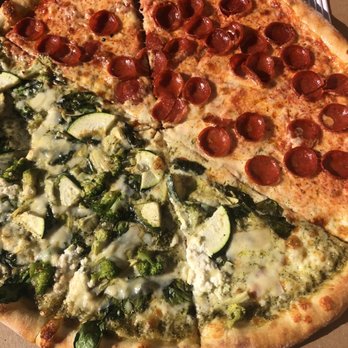 Tomato Pie Pizza Joint - Half and Half Pepperoni and Miss Greens - Pizza Near Me - Silver Lake, California Tomato Pie Pizza Joint - Half and Half Pepperoni and Miss Greens - Pizza Near Me - Silver Lake, California