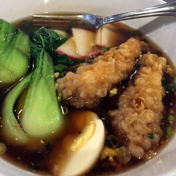Da Kitchen Maui - Pork belly and shrimp tempura ramen - Hawaiian Near Me - Kihei, Hawaii Da Kitchen Maui - Pork belly and shrimp tempura ramen - Hawaiian Near Me - Kihei, Hawaii