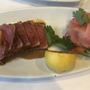 Ruth's Chris Steak House - Seared ahi (don't miss the delicious cucumber salad and the extremely tasty ginger) - Steakhouses Near Me - Albuquerque, New Mexico