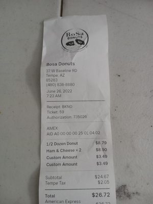 Menu photo 2 Bosa Donuts Tempe, AZ