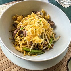 Thai Orchid - Create your own noodle dish: Egg noodles, dry, beef