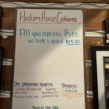The Hickory House - Special Board - Steakhouses Near Me - Gahanna, Ohio
