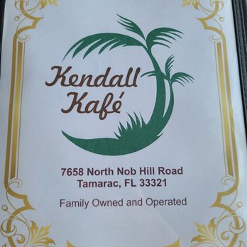 Kendall Kafe - Menu - Breakfast & Brunch Near Me - Tamarac, Florida