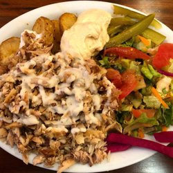 M'Zaar Restaurant - Chicken Shawarma Plate