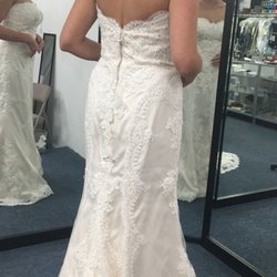 Back bunching on the dress.