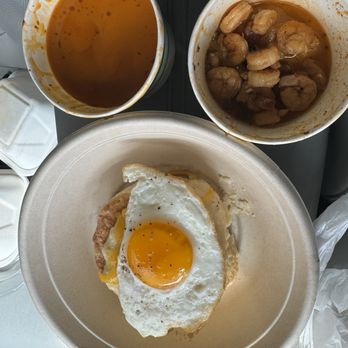 Denver Biscuit Co. - Broadway - Cheesy Grits + Shrimp + Egg - Breakfast & Brunch Near Me - Denver, Colorado