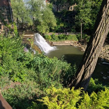 17 River Grille - The chagrin falls at the restaurant view - American Near Me - Chagrin Falls, Ohio