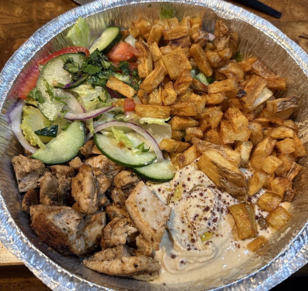 Food from My Pita Wrap