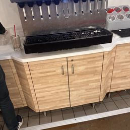 Overflowing soda
