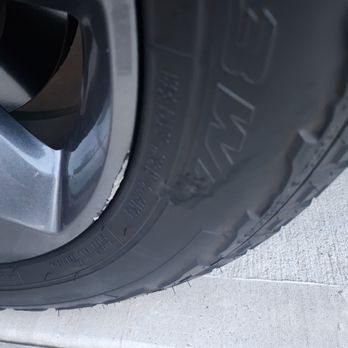 Dr. Wheel Mobile Repair - Houston - Before repair. - Wheel & Rim Repair Near Me