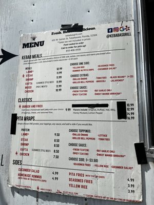 Menu photo 1 Kebabas Tallahassee, FL