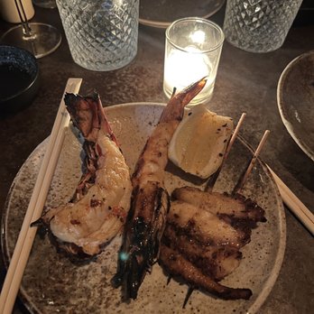 Double Knot - Prawn, lobster tail, octopus Seafood Robatayaki - Sushi Bars Near Me - Philadelphia, Pennsylvania