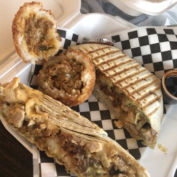 Bom Bom Grill - Chicken Chicken Bom Bom Wrap and Bom Bom Ball - Asian Fusion Near Me - Bellflower, California