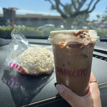 My Panecito - Abuelita Moachq w/ oatmilk & Mazapan Concha - Bakeries Near Me - Placentia, California
