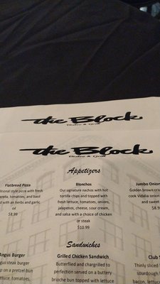 Menu photo 4 The Block Bistro And Grill Indianapolis, IN