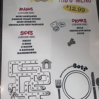 The Scratch Room - Kids menu - Breakfast & Brunch Near Me - Anaheim, California The Scratch Room - Kids menu - Breakfast & Brunch Near Me - Anaheim, California