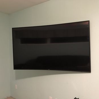 Audio Visual Innovations - 65" TV mounted - Home Theatre Installation Near Me