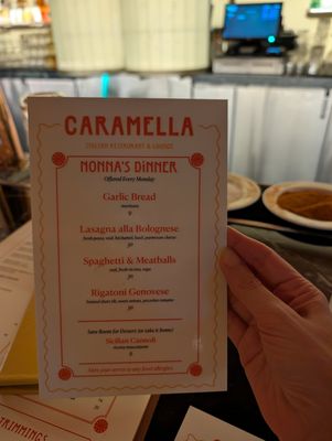 Menu photo 2 Caramella Italian Restaurant & Lounge Las Vegas, NV