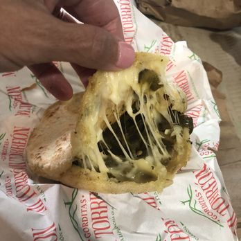 Gorditas Mi Torreon - Rajas con queso. (Poblano peppers and Mexican cheese) - Mexican Near Me - San Antonio, Texas Gorditas Mi Torreon - Rajas con queso. (Poblano peppers and Mexican cheese) - Mexican Near Me - San Antonio, Texas