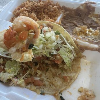 Viva El Taco - Soggy Shrimp (bland) Taco Meal - Mexican Near Me - Las Vegas, Nevada Viva El Taco - Soggy Shrimp (bland) Taco Meal - Mexican Near Me - Las Vegas, Nevada