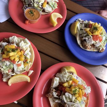 Coconuts Fish Cafe - Fish tacos with south of the border sauce - Seafood Near Me - Kihei, Hawaii Coconuts Fish Cafe - Fish tacos with south of the border sauce - Seafood Near Me - Kihei, Hawaii