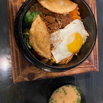 Burning Rice - Hot stone bowl - Korean Near Me - Hurst, Texas