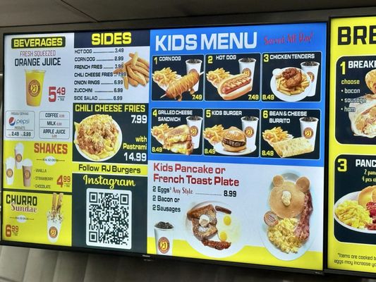 Menu photo 3 RJ Burgers Buena Park, CA
